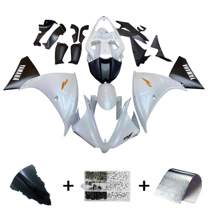 Amotopart Yamaha 2012-2014 YZF 1000 R1 White Fearing Kit