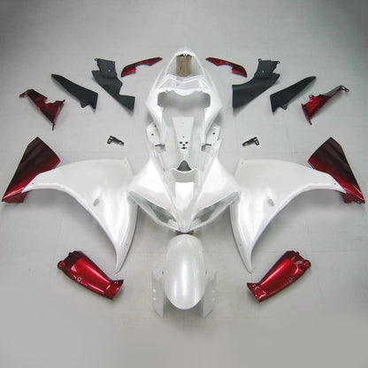 Amotopart Yamaha 2012-2014 YZF 1000 R1 Kit di paura rosso bianco