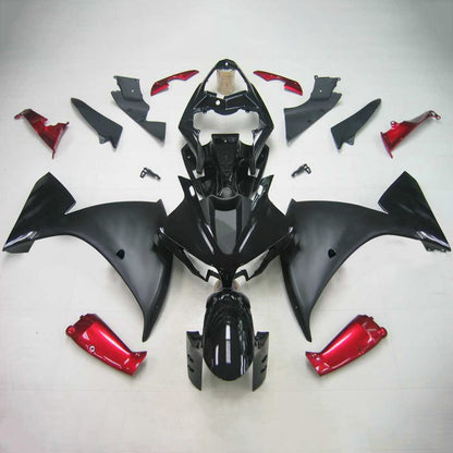 Amotopart Yamaha 2012-2014 YZF 1000 R1 Kit di rivestimento rosso nero
