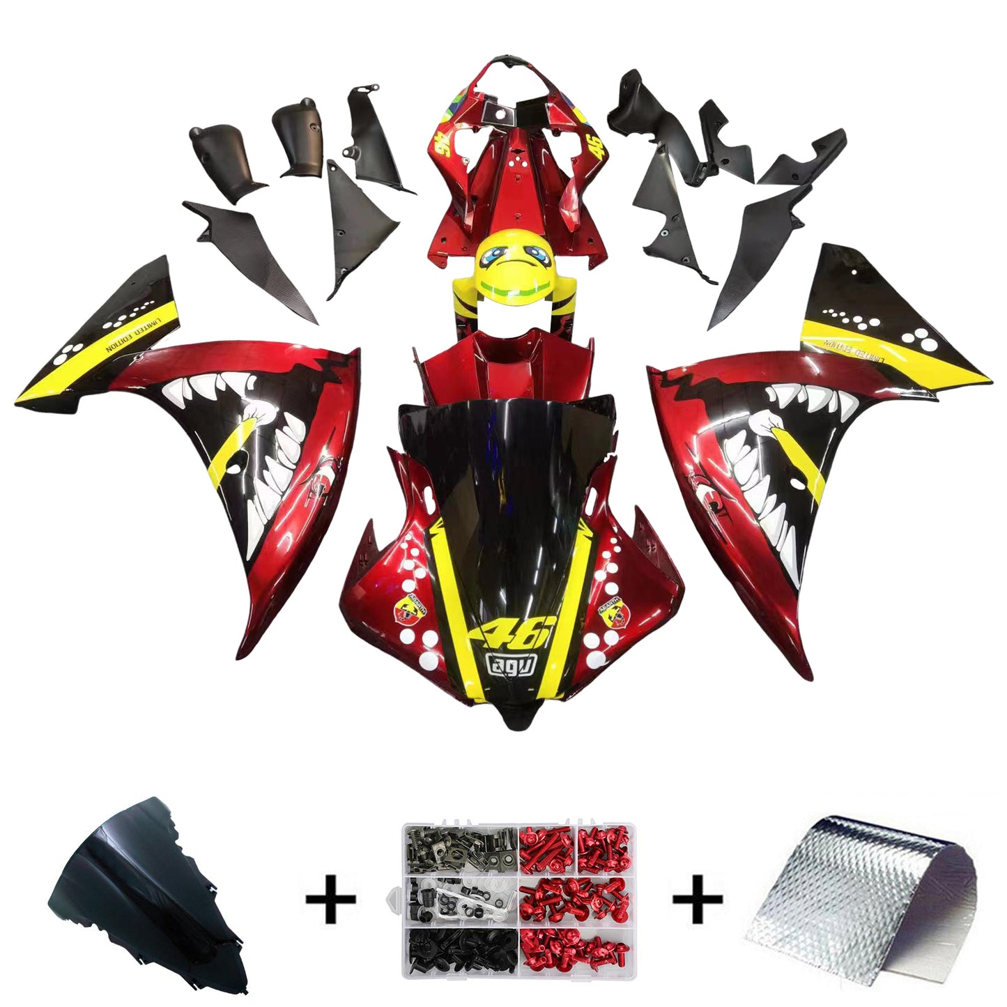 Kit Carena Per Yamaha YZF 1000 R1 2012-2014 Generico