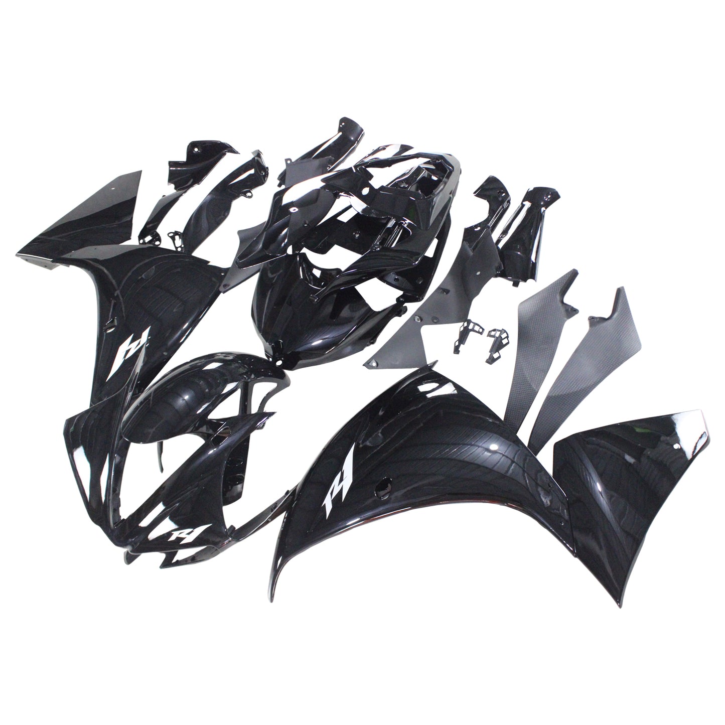 Amotopart Yamaha 2012-2014 YZF 1000 R1 Kit di rivestimento nero