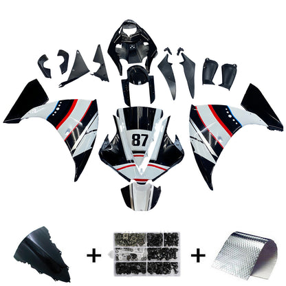 Amotopart Yamaha 2012-2014 YZF 1000 R1 Kit di rivestimento nero