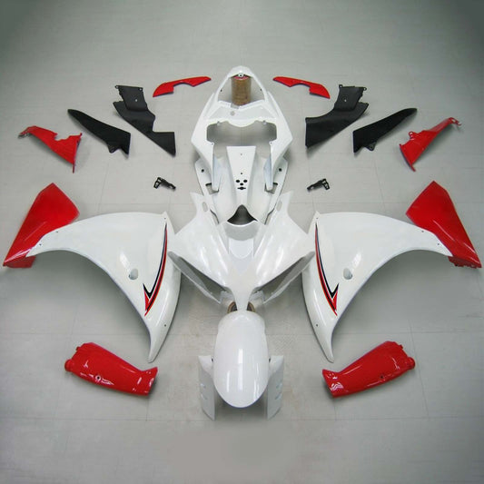 Amotopart Yamaha 2012-2014 YZF 1000 R1 Kit di paura rosso bianco