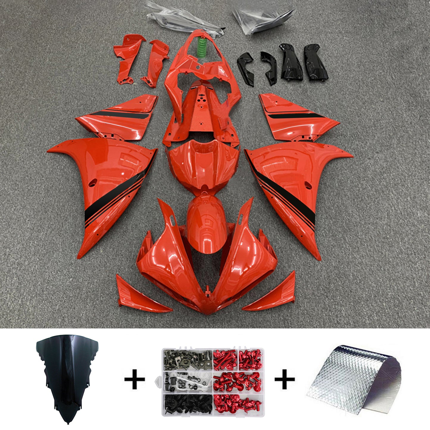 Kit carenatura iniezione Yamaha YZF-R1 2012-2014 Carrozzeria in plastica ABS