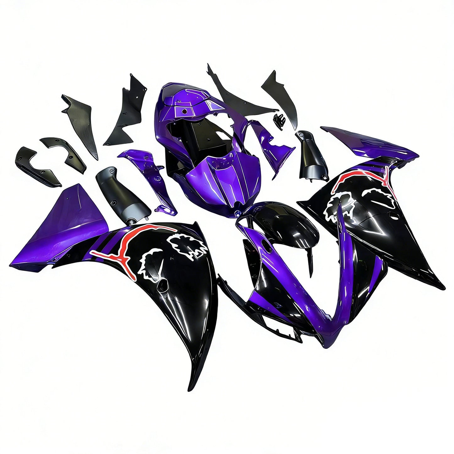 Kit carenatura iniezione Yamaha YZF-R1 2012-2014 Carrozzeria plastica ABS