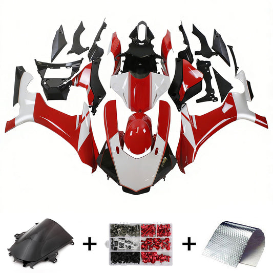 Amotopart Yamaha 2015-2019 YZF 1000 R1 Red Black Fearing Kit