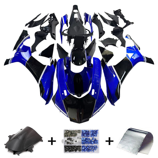 Amotopart Yamaha 2015-2019 YZF 1000 R1 Kit di spostamento nero blu