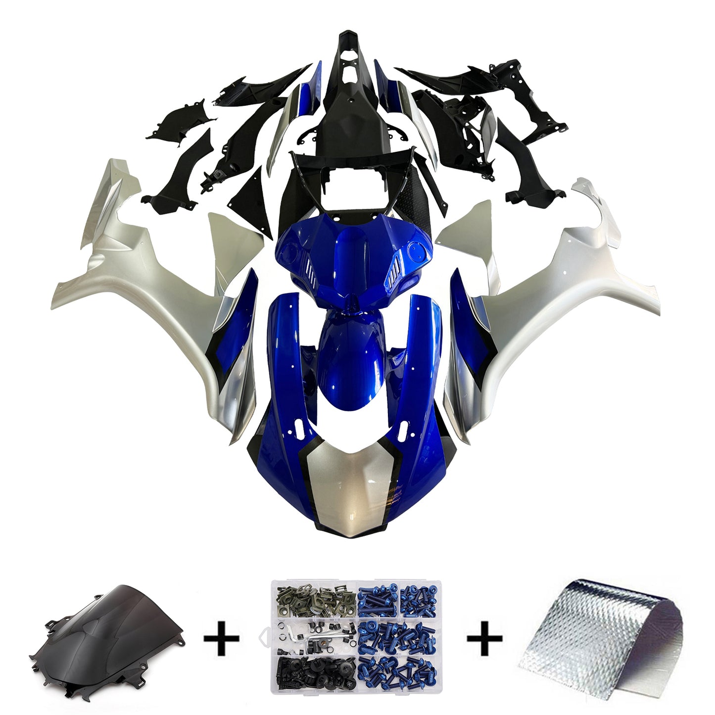 Kit carenatura Bodywork Abs di plastica adatta per Yamaha YZF 1000 R1 2015-2019