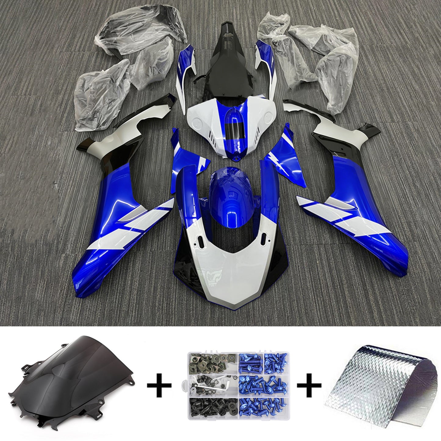 Kit carenatura BODYWORK ABS di plastica per Yamaha YZF 1000 R1 2015-2019