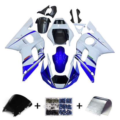 Carene 1998-2002 Yamaha YZF-R6 Bianco Blu No.46 FIAT R6 Racing Generico