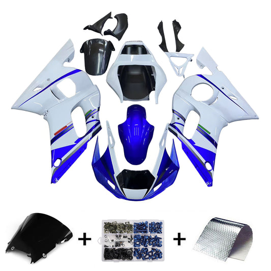 Carene 1998-2002 Yamaha YZF-R6 Bianco Blu No.46 FIAT R6 Racing Generico