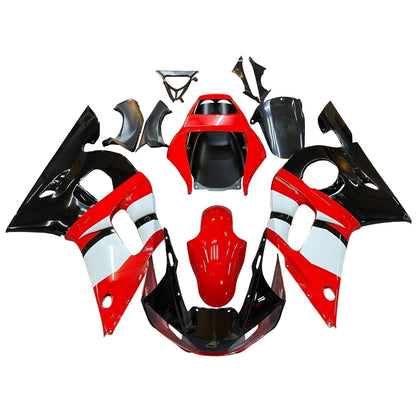 Carene 1998-2002 Yamaha YZF-R6 Rosso Nero R6 Racing Generico