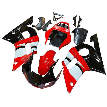 Carene 1998-2002 Yamaha YZF-R6 Rosso Nero R6 Racing Generico