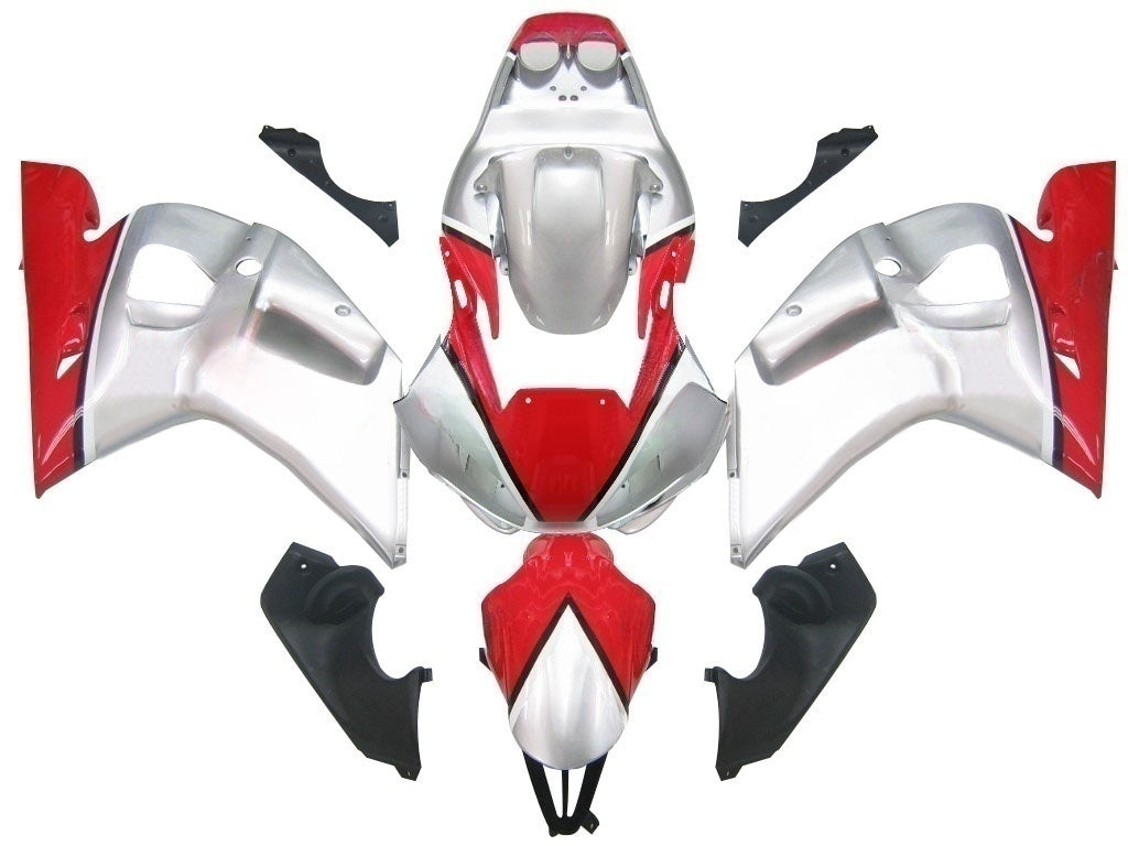 Carene 1998-2002 Yamaha YZF-R6 Argento Rosso Fortuna R6 Racing Generico