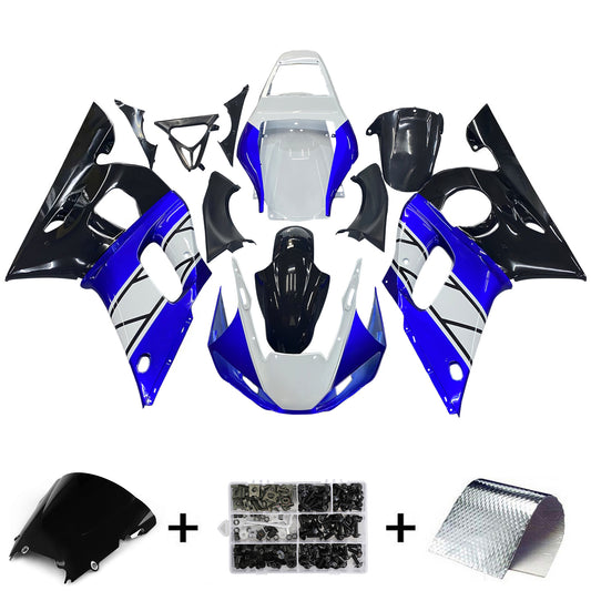Carene 1998-2002 Yamaha YZF-R6 Blu Nero Champions R6 Racing Generico