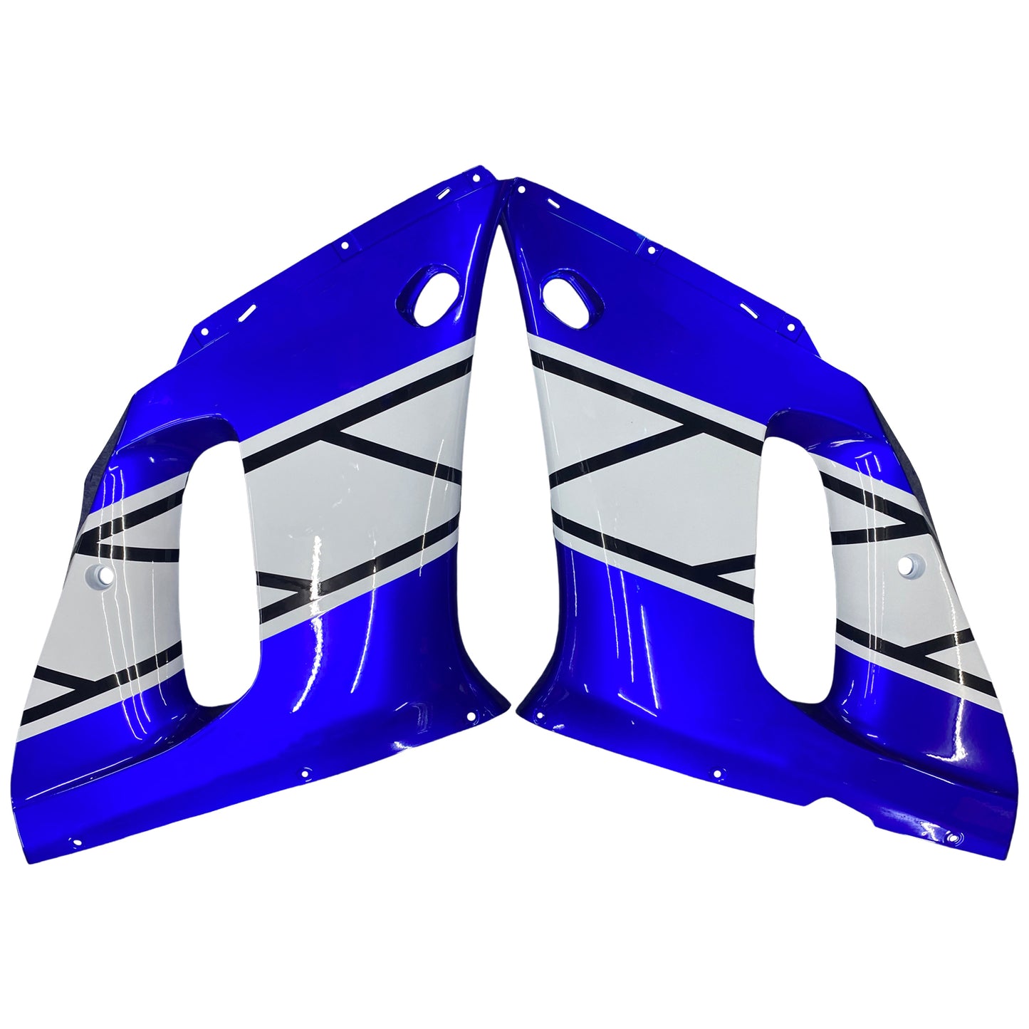 Carene 1998-2002 Yamaha YZF-R6 Blu Nero Champions R6 Racing Generico