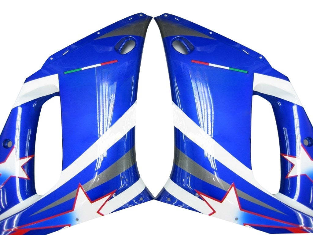 Carene 1998-2002 Yamaha YZF-R6 Blue White Star FIAT R6 Generico