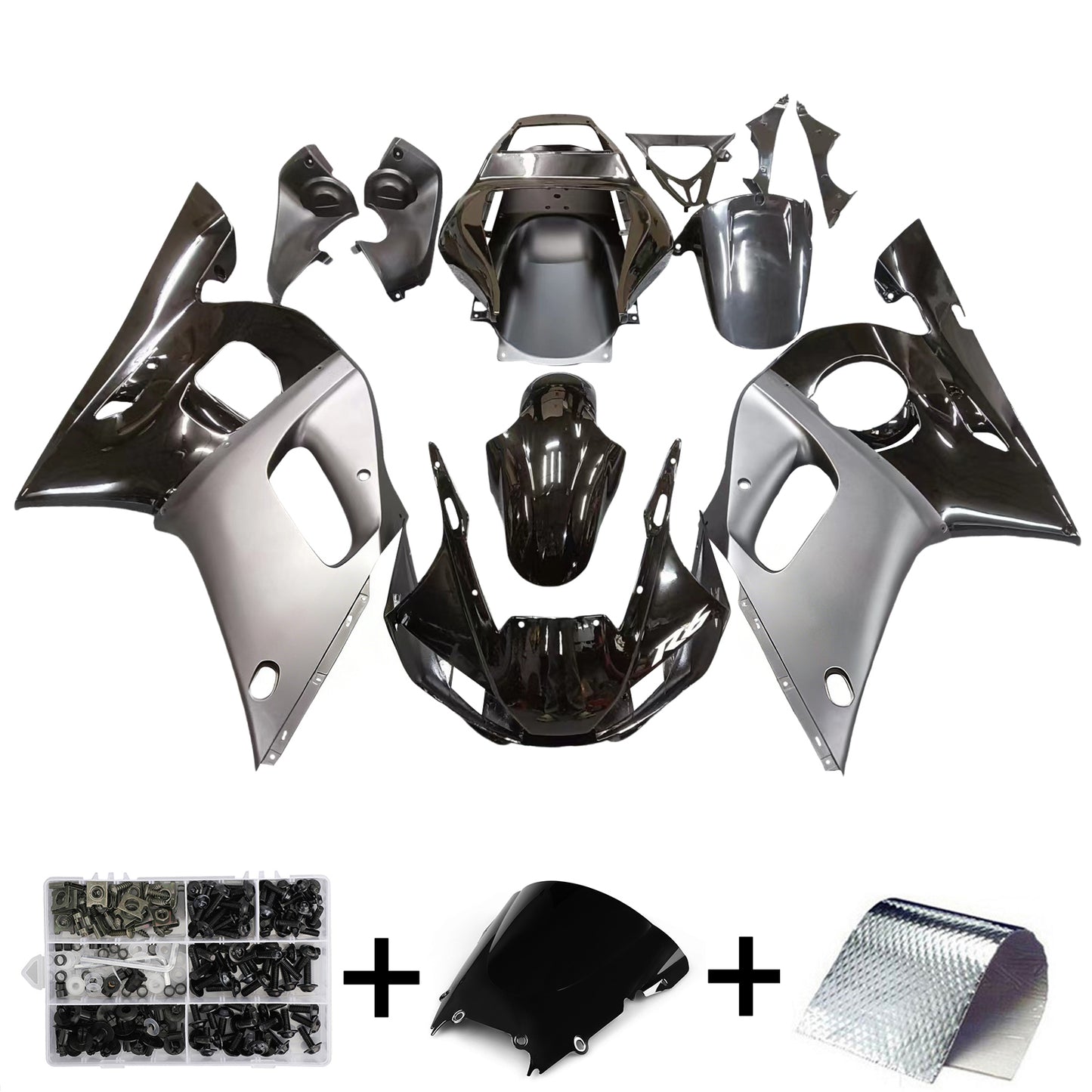 Kit carenatura per Yamaha YZF R6 YZF-R6 1998-2002 2001 2000 1999 Generico