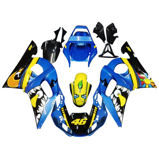 Amotopart Yamaha YZF 600 R6 1998-2002 Kit Carena Carrozzeria Plastica ABS