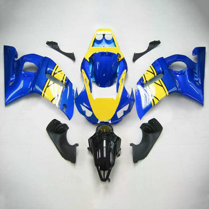 Amotopart Yamaha 1998-2002 YZF 600 R6 Kit di paura giallo blu