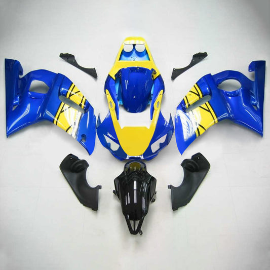 Amotopart Yamaha 1998-2002 YZF 600 R6 Kit di paura giallo blu