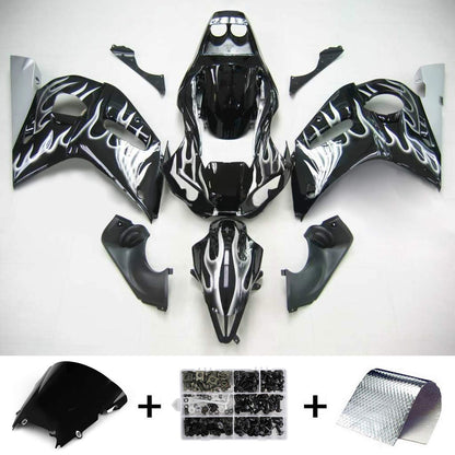 Kit Carenatura Iniezione Carrozzeria Plastica ABS adatta Per Yamaha YZF 600 R6 1998-200 Generico