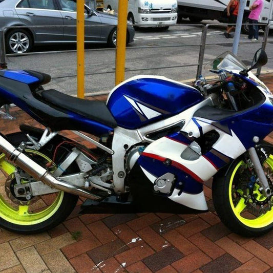 Amotopart Yamaha 1998-2002 YZF 600 R6 Blue White No. 35