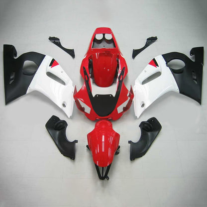 Amotopart Yamaha 1998-2002 YZF 600 R6 Kit di carenatura bianca rossa