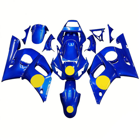 Amotopart Yamaha 1998-2002 YZF 600 R6 Blue con kit gocciolante