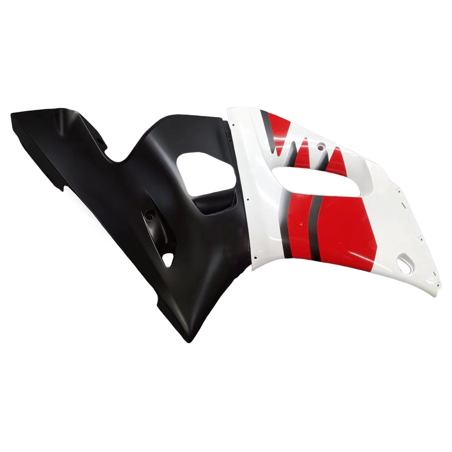 Amotopart Yamaha 1998-2002 YZF 600 R6 Kit di carenatura bianca nera rossa