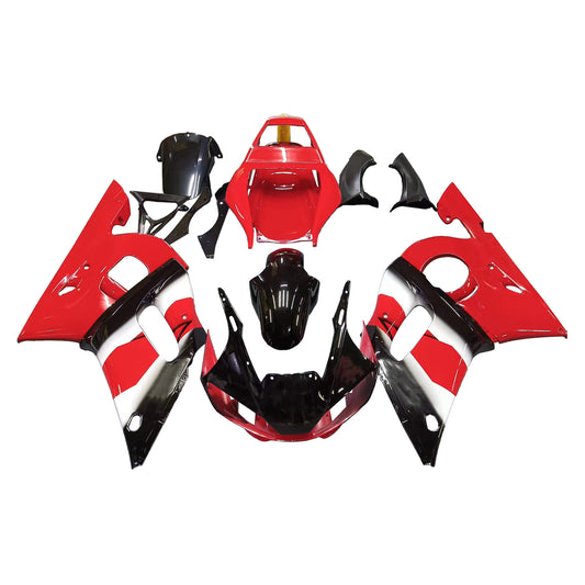 Amotopart Yamaha 1998-2002 YZF 600 R6 Kit di rivestimento nero rosso
