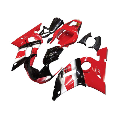 Amotopart Yamaha 1998-2002 YZF 600 R6 Kit di rivestimento nero rosso