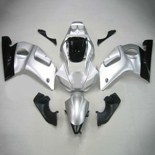 Amotopart Yamaha 1998-2002 YZF 600 R6 Kit di abbigliamento nero a taglio