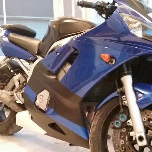 Amotopart Yamaha 1998-2002 YZF 600 R6 Mix nero Kit di paura blu