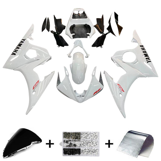 Amotopart 2003-2004 Yamaha R6 e 2006-2009 YZF R6S Disguisci bianco