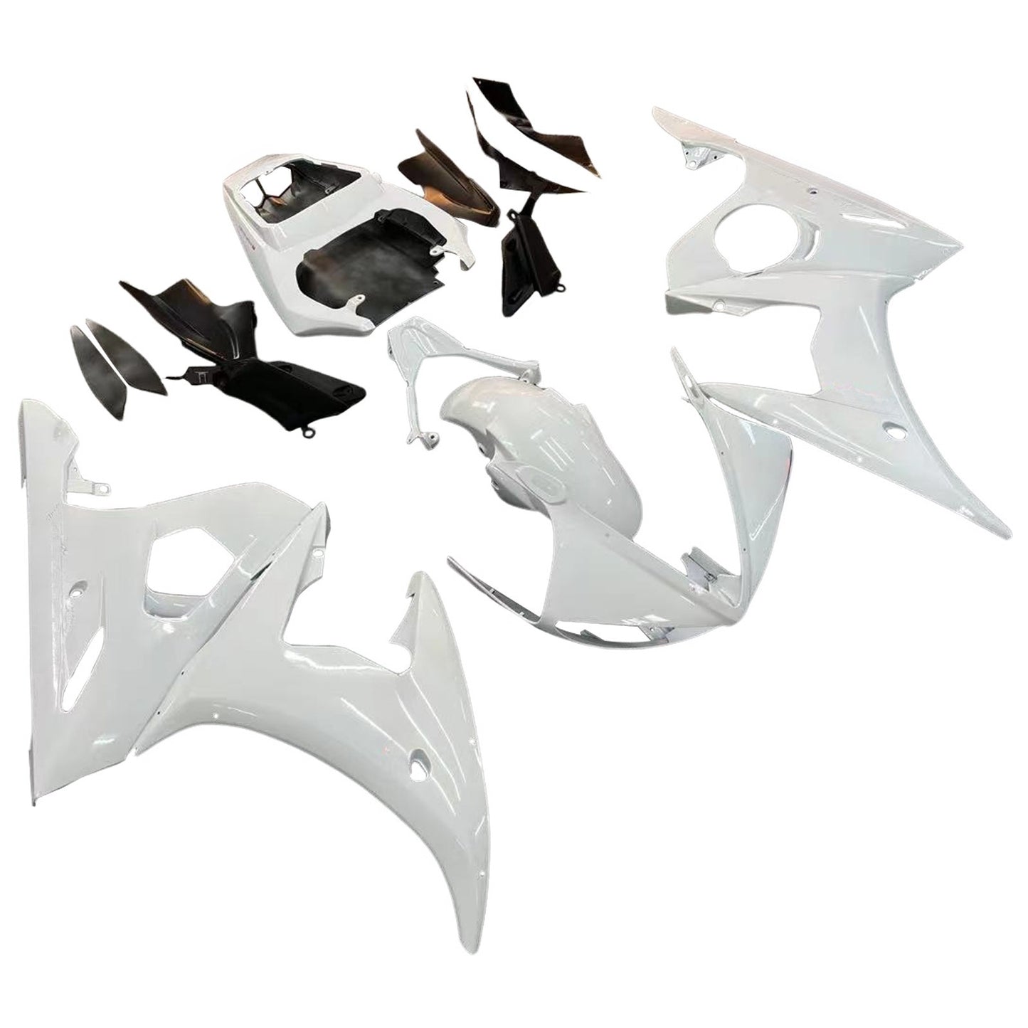 Amotopart 2003-2004 Yamaha R6 e 2006-2009 YZF R6S Disguisci bianco
