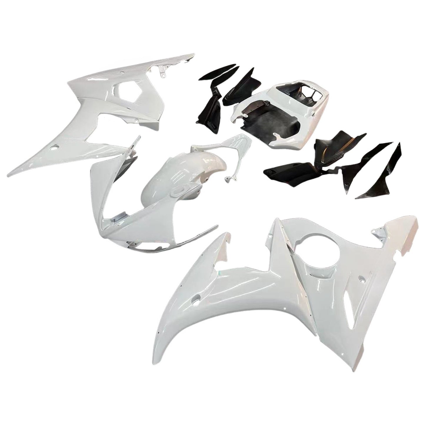 Amotopart 2003-2004 Yamaha R6 e 2006-2009 YZF R6S Disguisci bianco