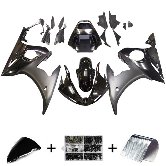 Amotopart 2003-2004 Yamaha R6 e 2006-2009 YZF R6S Giadding Matt Black Kit