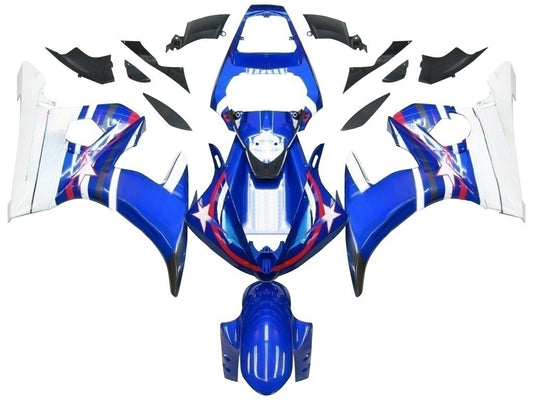 Amotopart 2003-2004 Yamaha R6 e 2006-2009 YZF R6s Cladding Multi Blue Color Kit