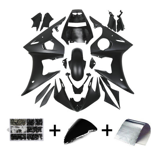 Amotopart 2003 2004 Yamaha YZF R6 e 2006-2009 YZF R6S Kit di rivestimento nero