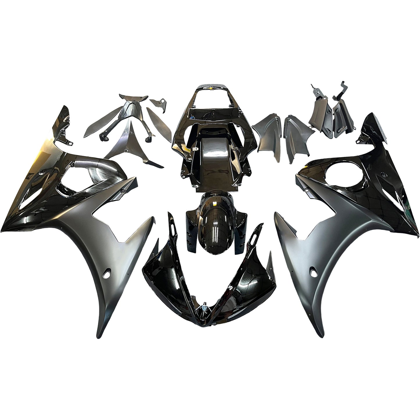 Kit Carena Per YAMAHA YZF-R6 YZF R6 2003-2004 Nero Generico
