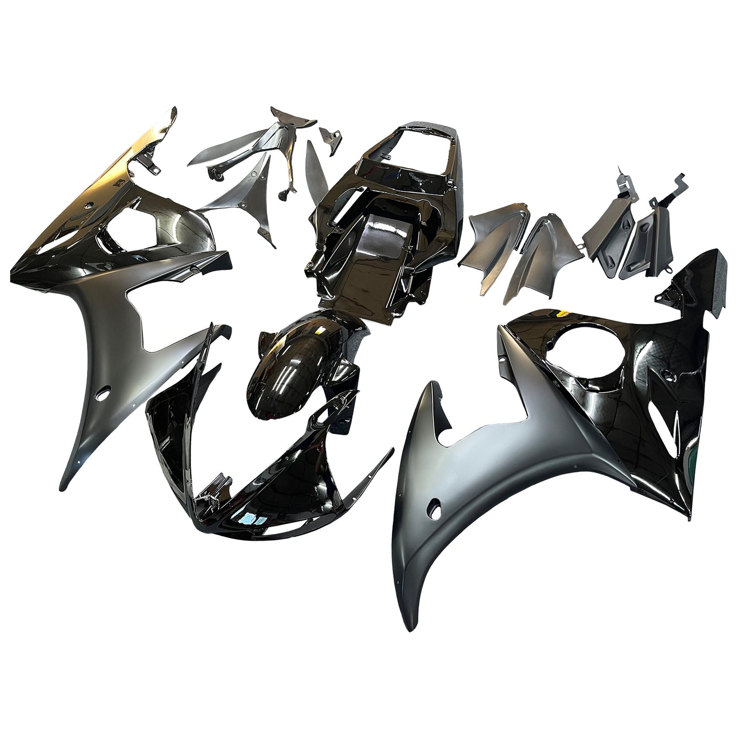 Kit Carena Per YAMAHA YZF-R6 YZF R6 2003-2004 Nero Generico