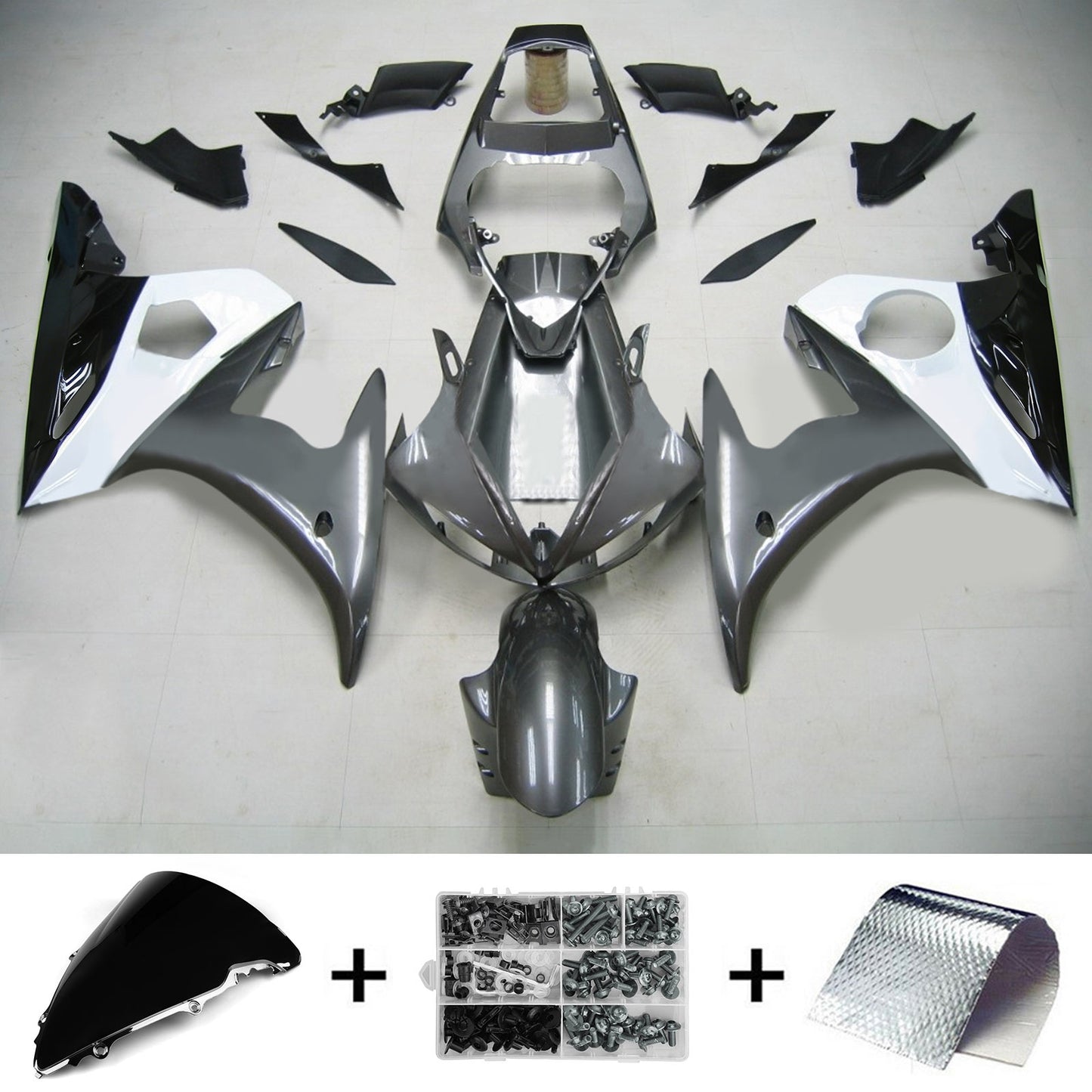 Kit carenatura per Yamaha YZF 600 R6 2003-2004 R6S 2006-2009