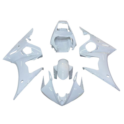 Amotopart Yamaha 2003-2004 YZF 600 R6 e 2006-2009 YZF R6S Kit carenatura bianca