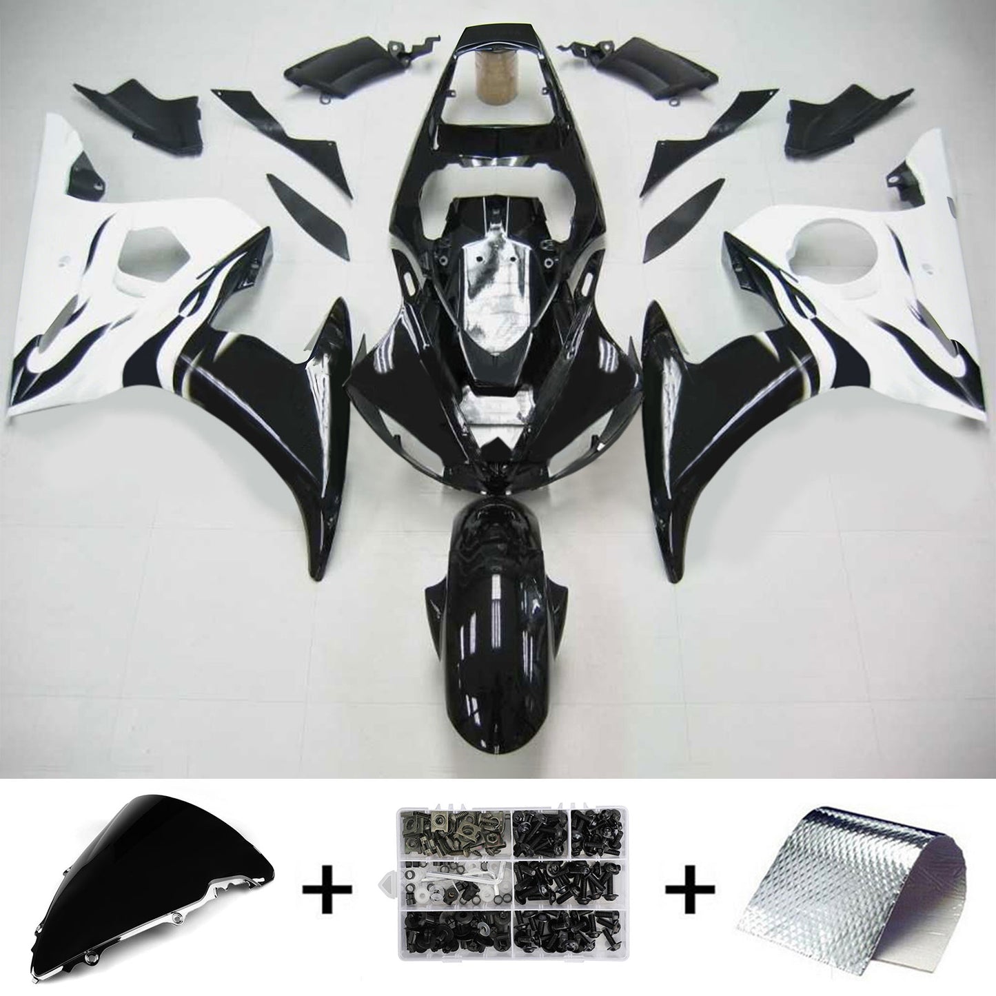 Kit carenatura per Yamaha YZF 600 R6 2003-2004 R6S 2006-2009
