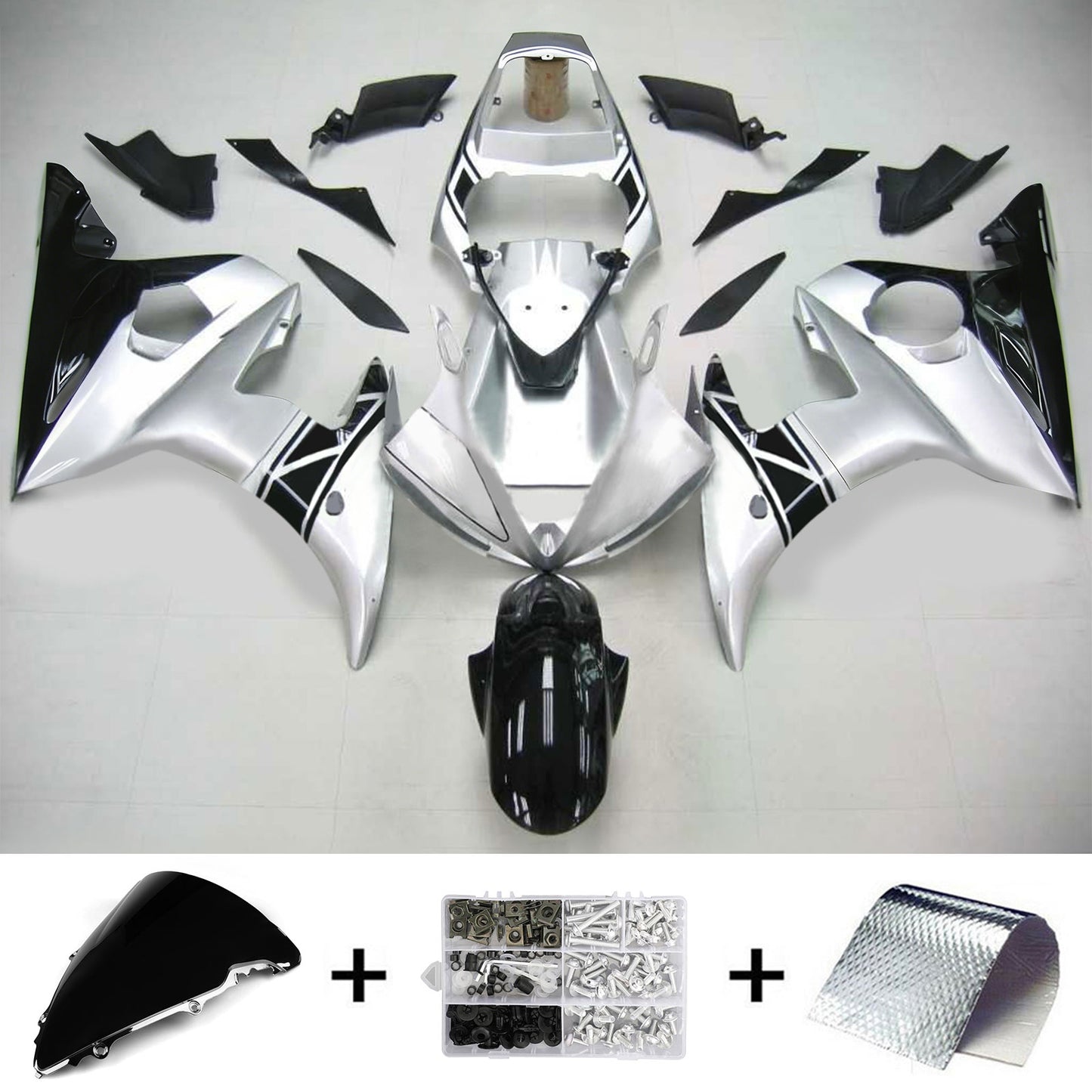 Kit carenatura per Yamaha YZF 600 R6 2003-2004 R6S 2006-2009