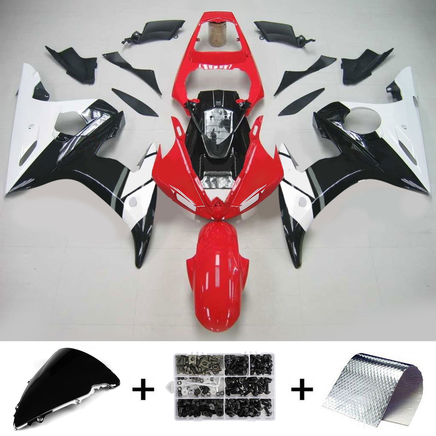 Kit carenatura per Yamaha YZF 600 R6 2003-2004 R6S 2006-2009