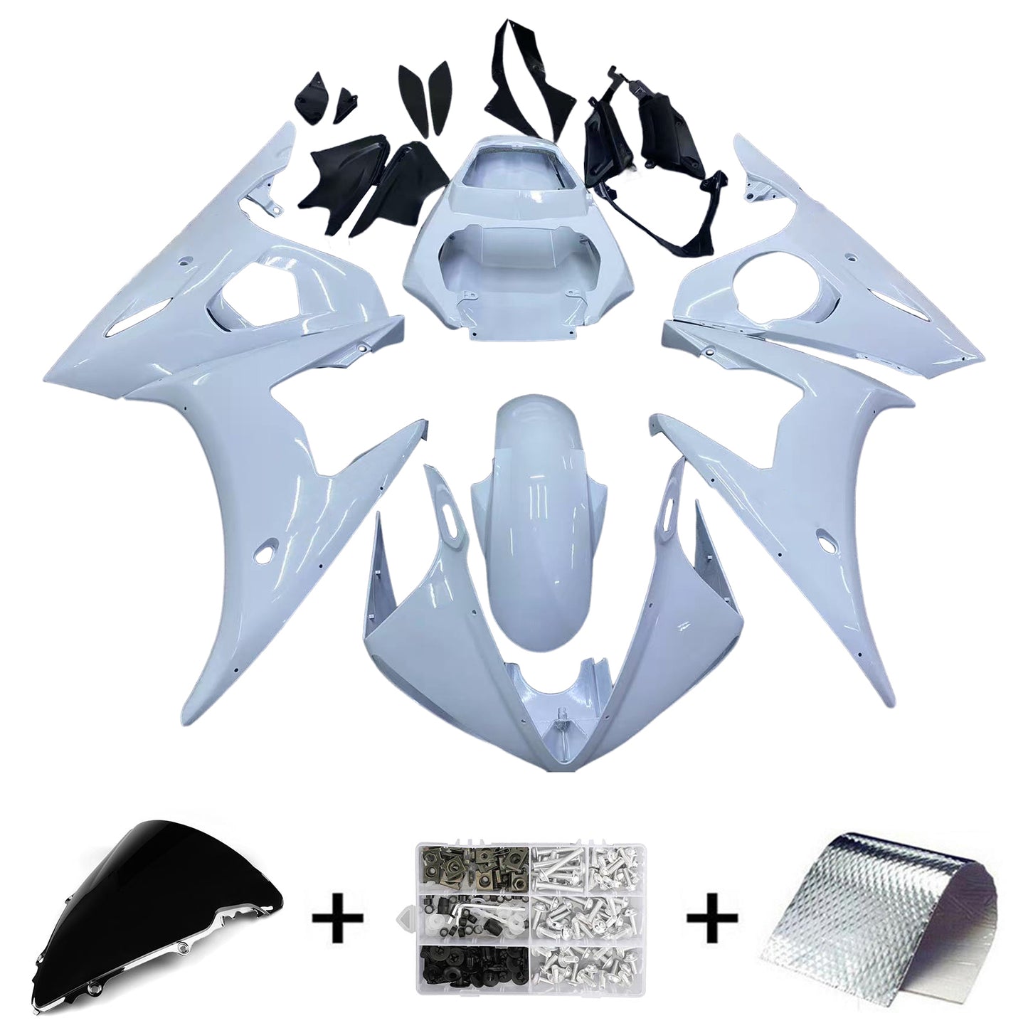 Kit carenatura per Yamaha YZF 600 R6 2003-2004 R6S 2006-2009