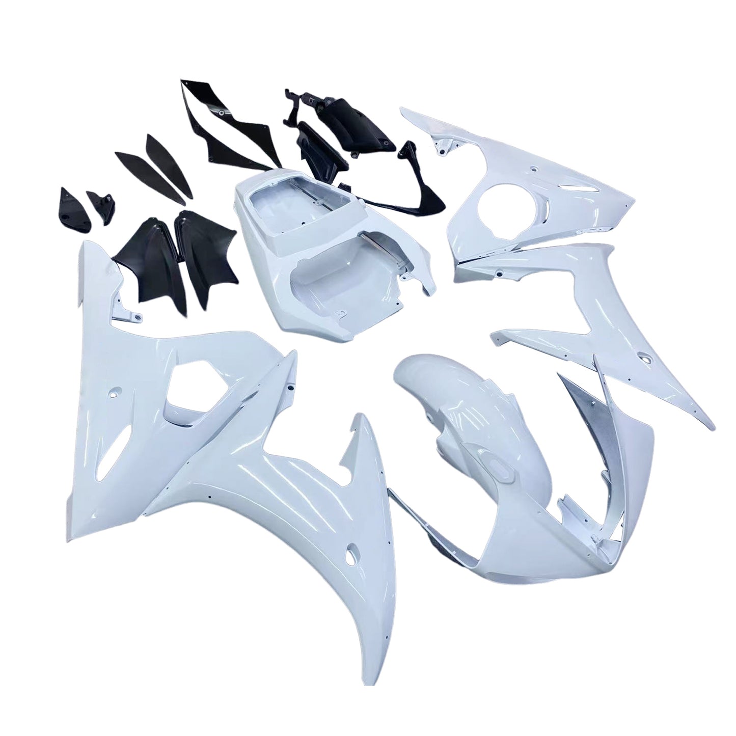Kit di vendita iniezione Body Plastic Abs Fit per Yamaha 2003-2004 YZF 600 R6 e 2006-2009 YZF R6S #126