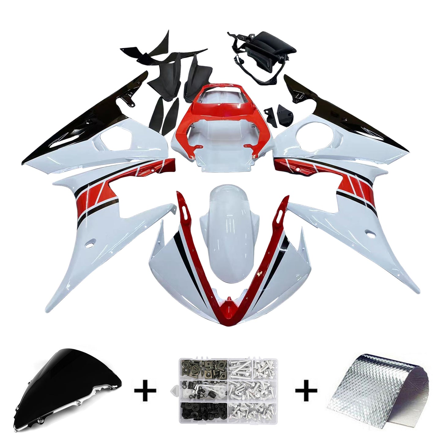 Kit carenatura per Yamaha YZF 600 R6 2003-2004 R6S 2006-2009